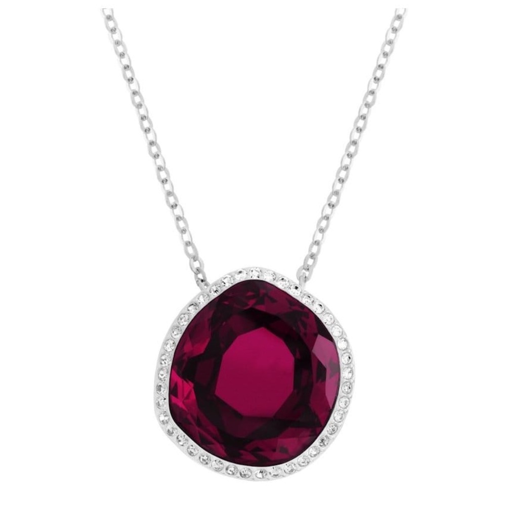 Swarovski red necklace and ring